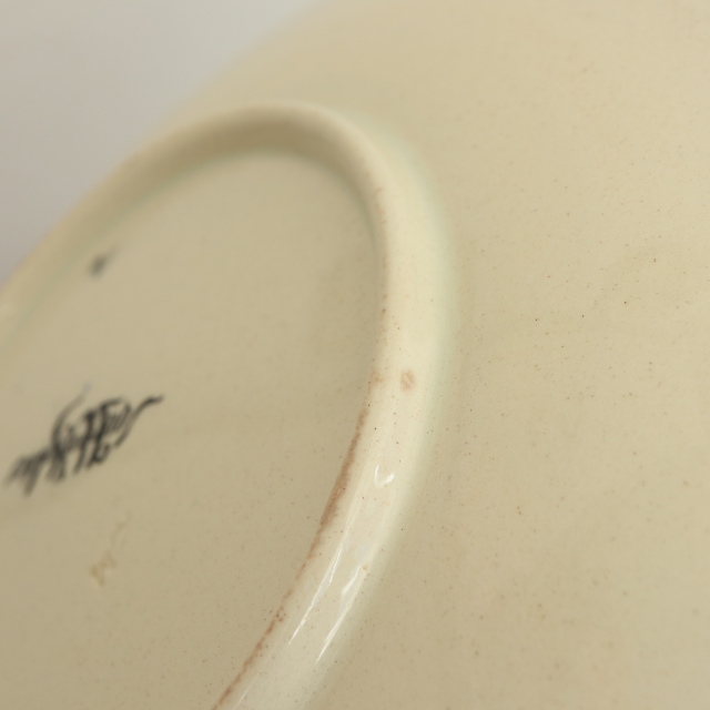 アンティークプレート Froment Richard 樽職人 Le Tonnelier フランス サルグミンヌ製 U&C SARREGUEMINES