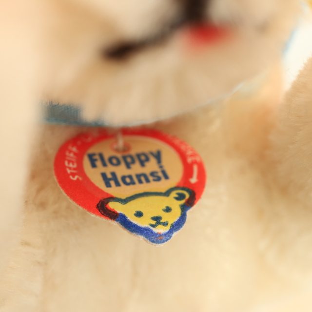 ヴィンテージシュタイフ 眠りうさぎ Floppy Hansi 312]アンティークシュタイフ 眠りうさぎ Floppy Hansi フロッピーハン