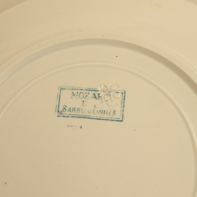 アンティークプレート モーツァルト 皿 MOZART フランス サルグミンヌ