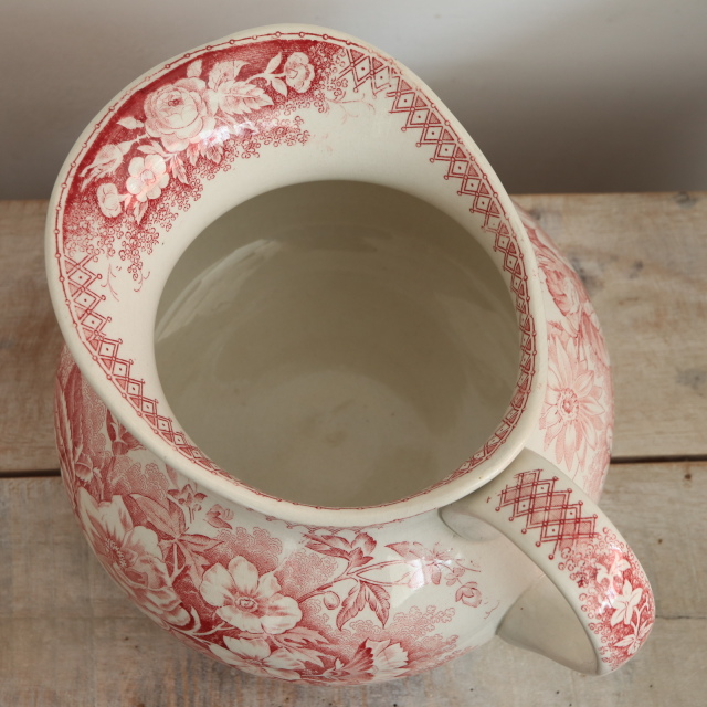 アンティーク ピシェ JARDINIERE フランス サルグミンヌ製 U&C