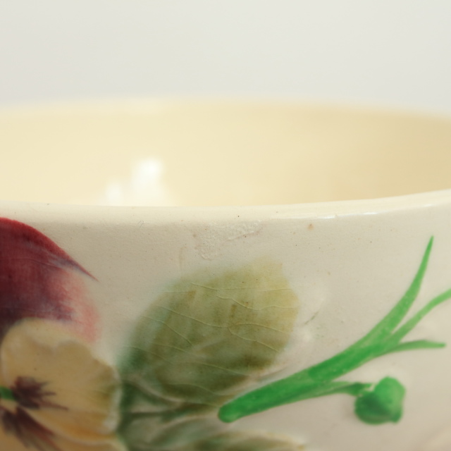 アンティーク ショコラカップ＆ソーサー パンジー バルボティーヌ