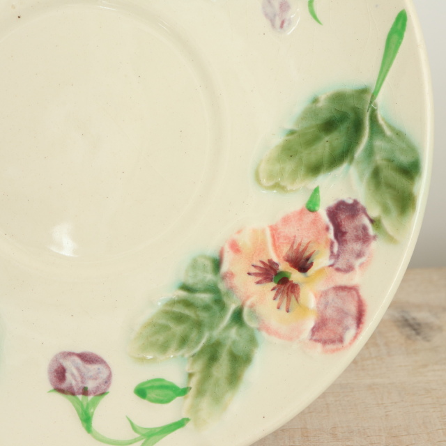 アンティーク ショコラカップ＆ソーサー パンジー バルボティーヌ