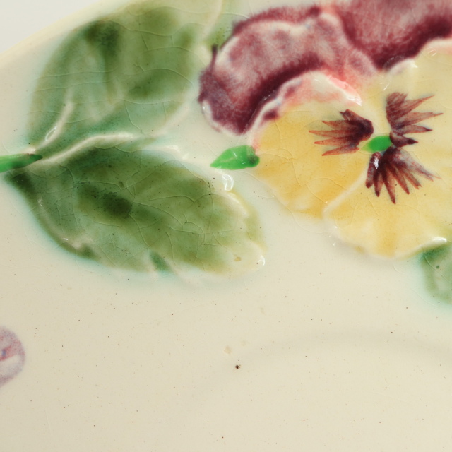 アンティーク ショコラカップ＆ソーサー パンジー バルボティーヌ