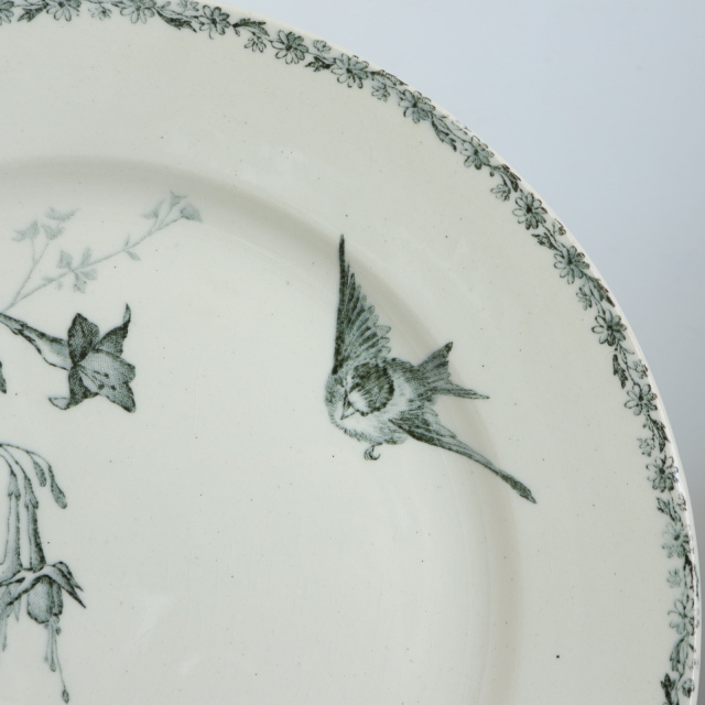 アンティーク プレート 皿 フランス ショワジールロワ製 CHOISY LE ROI