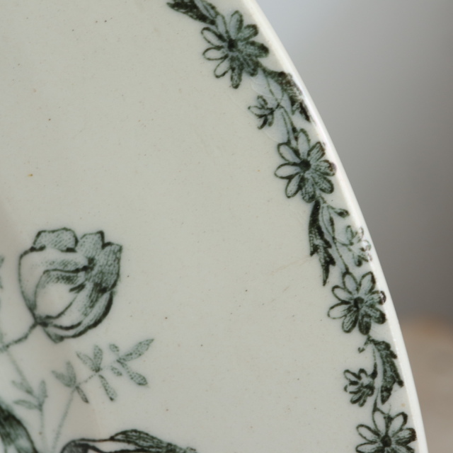 アンティーク プレート 皿 フランス ショワジールロワ製 CHOISY LE ROI