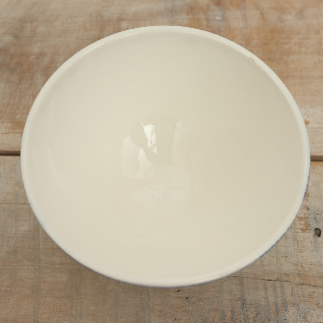 アンティーク プチ カフェオレボウル Mary Lou フランス ディゴワン&サルグミンヌ製 DIGOIN & SARREGUEMINES