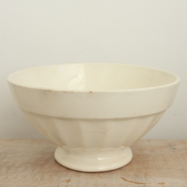 アンティーク カフェオレボウル 白 フランス ディゴワン&サルグミンヌ製 DIGOIN & SARREGUEMINES