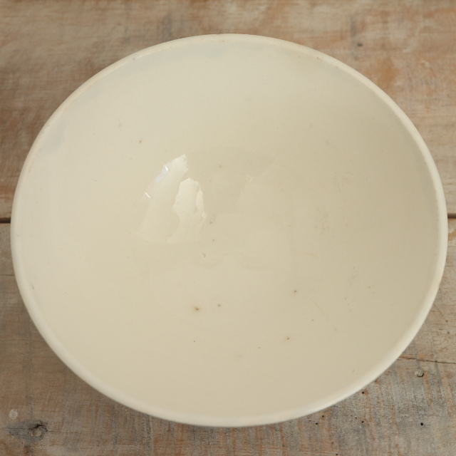 アンティーク カフェオレボウル 白 フランス ディゴワン&サルグミンヌ製 DIGOIN & SARREGUEMINES