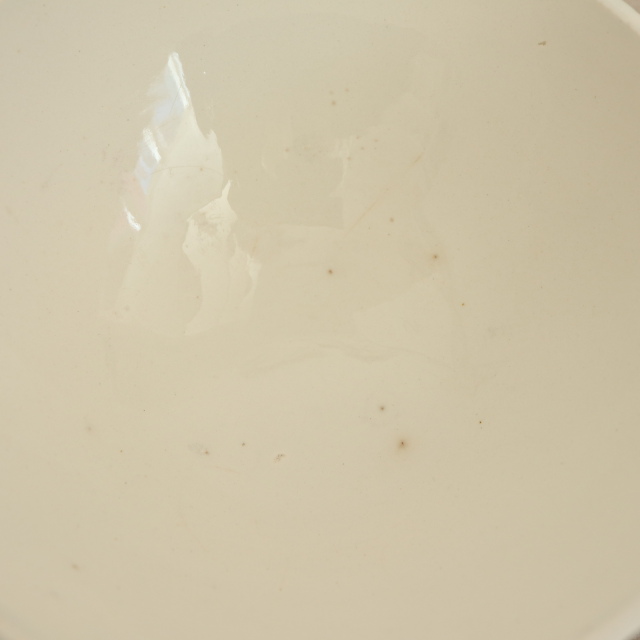 アンティーク カフェオレボウル 白 フランス ディゴワン&サルグミンヌ製 DIGOIN & SARREGUEMINES