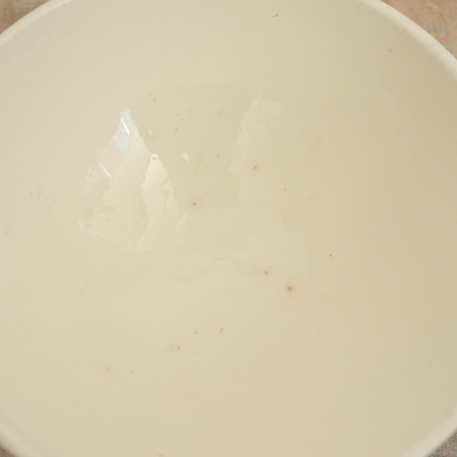 アンティーク カフェオレボウル 白 フランス ディゴワン&サルグミンヌ製 DIGOIN & SARREGUEMINES