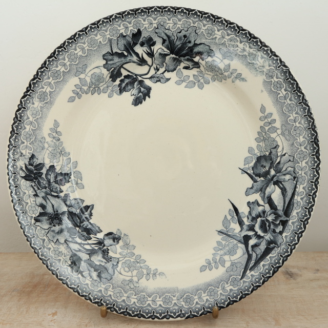 アンティーク プレート 皿 フランス ショワジールロワ製 ANDREE CHOISY LE ROI