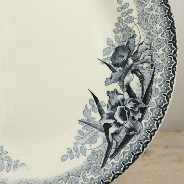 アンティーク プレート 皿 フランス ショワジールロワ製 ANDREE CHOISY