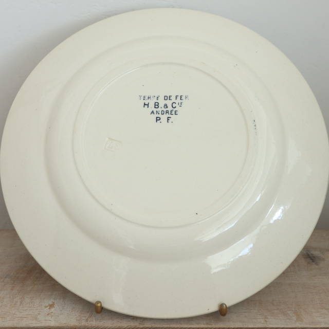アンティーク プレート 皿 フランス ショワジールロワ製 ANDREE CHOISY
