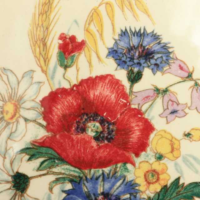 アンティーク プレート アグレスト 皿 フランス サルグミンヌ製 Agreste Digoin SARREGUEMINES