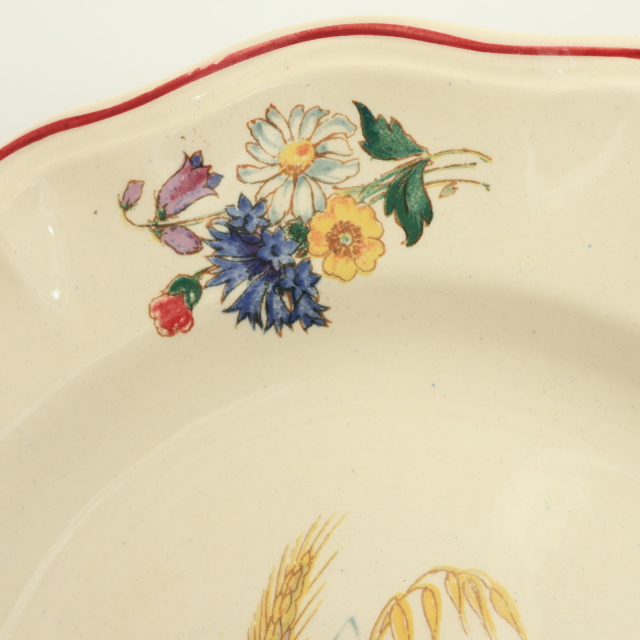 アンティーク プレート アグレスト 皿 フランス サルグミンヌ製