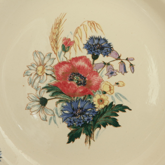 アンティーク プレート アグレスト 皿 フランス サルグミンヌ製 Agreste Digoin SARREGUEMINES