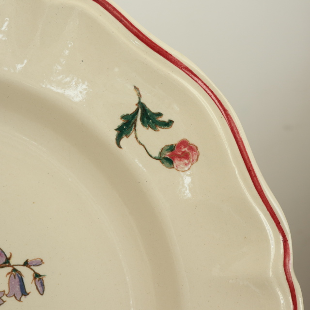 アンティーク プレート アグレスト 皿 フランス サルグミンヌ製 Agreste Digoin SARREGUEMINES