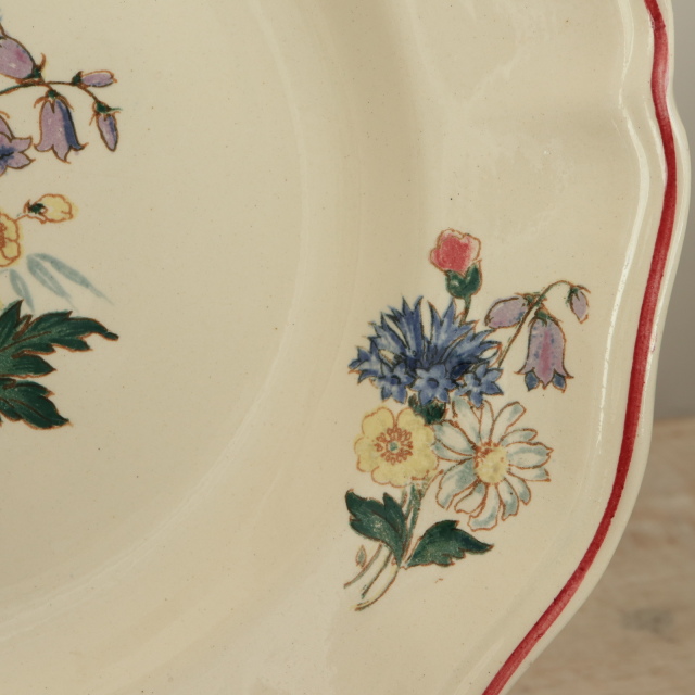 アンティーク プレート アグレスト 皿 フランス サルグミンヌ製 Agreste Digoin SARREGUEMINES