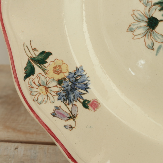 アンティーク プレート アグレスト 皿 フランス サルグミンヌ製 Agreste Digoin SARREGUEMINES