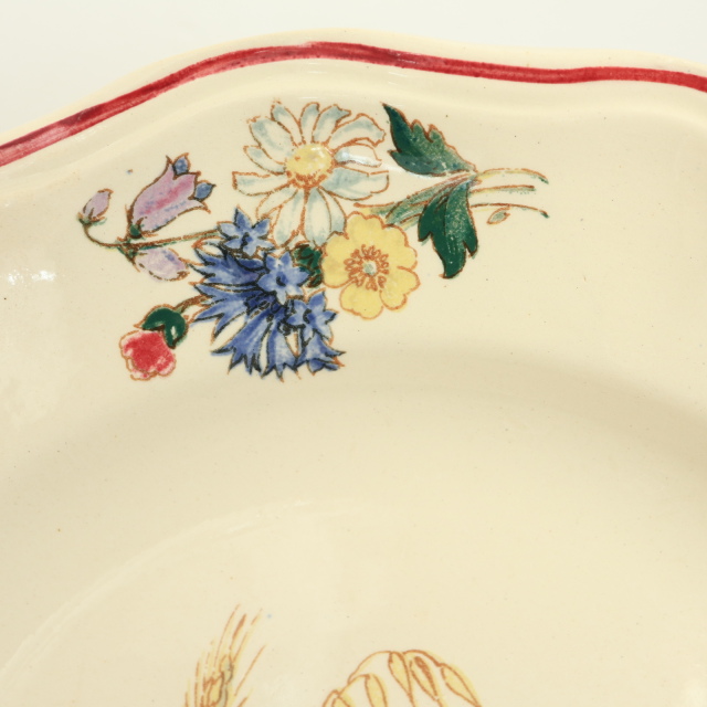 アンティーク プレート アグレスト 皿 フランス サルグミンヌ製