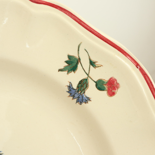 アンティーク プレート アグレスト 皿 フランス サルグミンヌ製