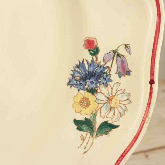 アンティーク プレート アグレスト 皿 フランス サルグミンヌ製 Agreste Digoin SARREGUEMINES