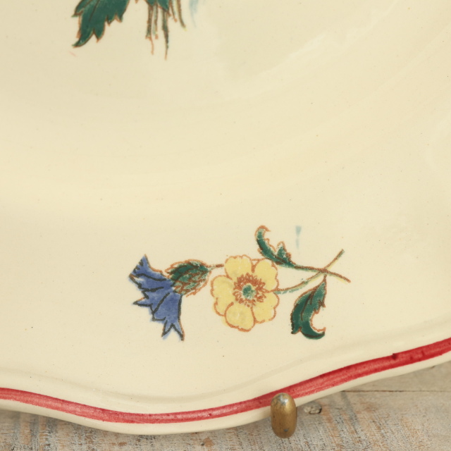 アンティーク プレート アグレスト 皿 フランス サルグミンヌ製