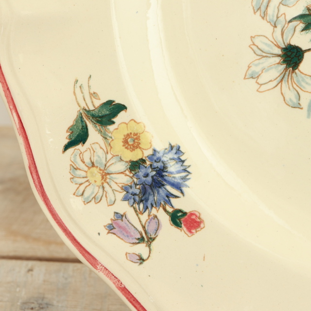 アンティーク プレート アグレスト 皿 フランス サルグミンヌ製