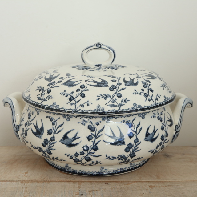 アンティーク プチ スーピエール レギュミエ ARUNDO フランス サルグミンヌ製 U&C SARREGUEMINES