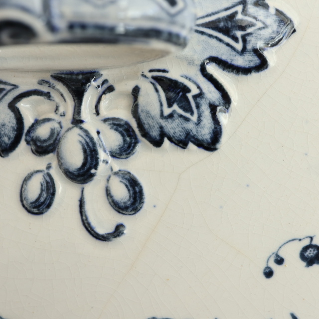 アンティーク プチ スーピエール レギュミエ ARUNDO フランス サルグミンヌ製 U&C SARREGUEMINES