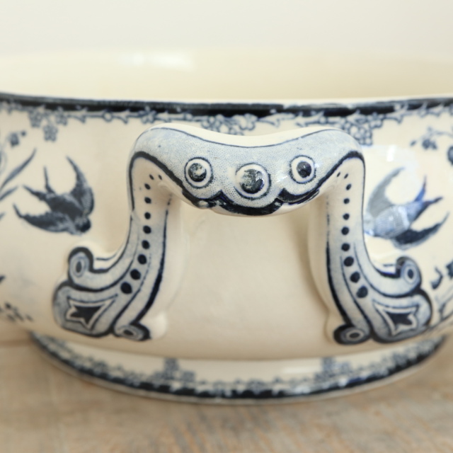 アンティーク プチ スーピエール レギュミエ ARUNDO フランス サルグミンヌ製 U&C SARREGUEMINES