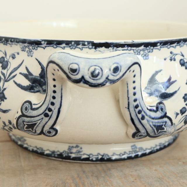 アンティーク プチ スーピエール レギュミエ ARUNDO フランス サルグミンヌ製 U&C SARREGUEMINES