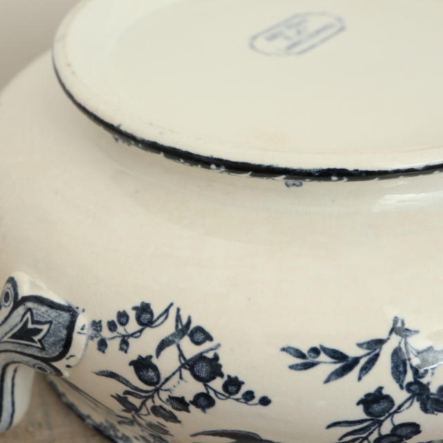 アンティーク プチ スーピエール レギュミエ ARUNDO フランス サルグミンヌ製 U&C SARREGUEMINES