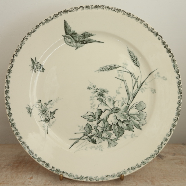 アンティーク プレート 皿 フランス ショワジールロワ製 CHOISY LE ROI