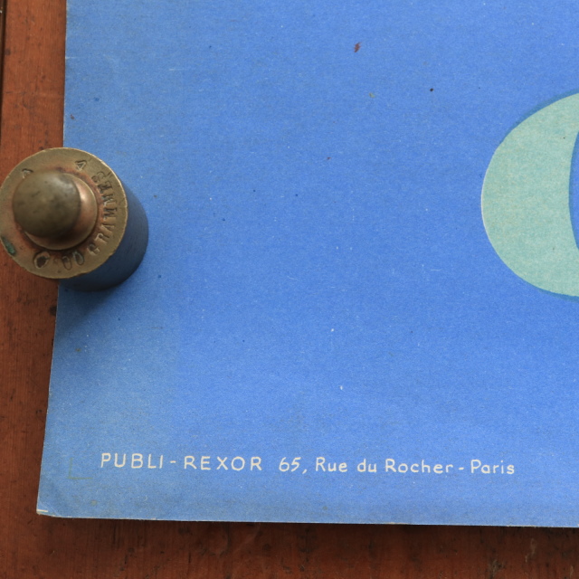 サヴィニャック オセアニック ラジオ ヴィンテージポスター Savignac OCEANIC TRANSISTORS