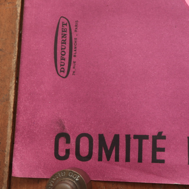 ルフォール・オプノ フランス大統領選挙 1958年 ヴィンテージポスター  Lefor Openo Oui a la France