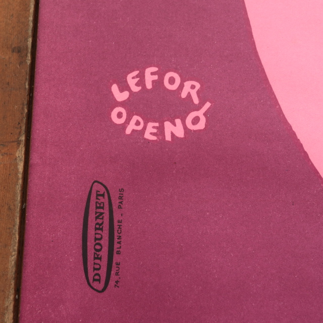 ルフォール・オプノ フランス大統領選挙 1958年 ヴィンテージポスター  Lefor Openo Oui a la France