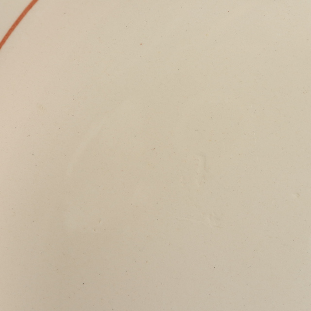 アンティークプレート 花リム 小花 皿 AROMANCHES フランス サルグミンヌ製 Digoin & Sarreguemines