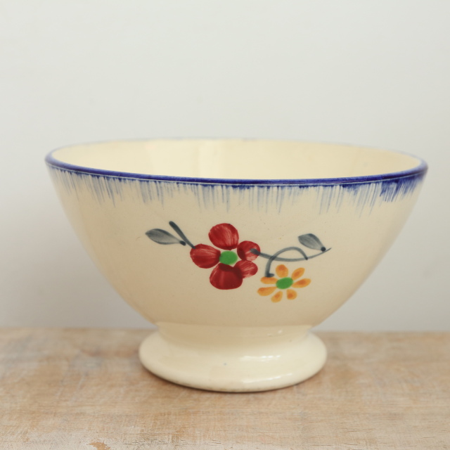 アンティーク カフェオレボウル Mary Lou フランス ディゴワン&サルグミンヌ製 DIGOIN & SARREGUEMINES