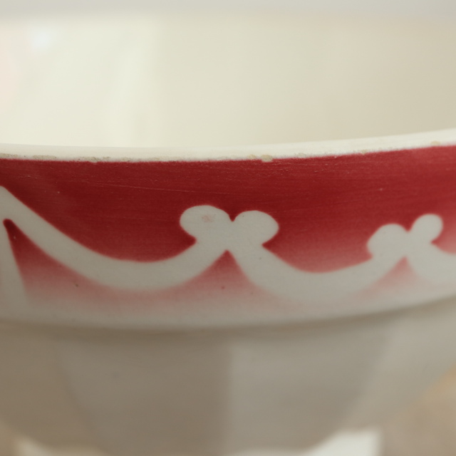 アンティーク カフェオレボウル バラ フランス ディゴワン製 PATRISIA DIGOIN