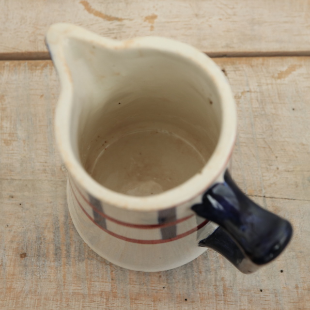 アンティーク クレミエ バスク ベアルヌ クリーマー BEARN フランス クレイユモントロー製 Creil Montereau