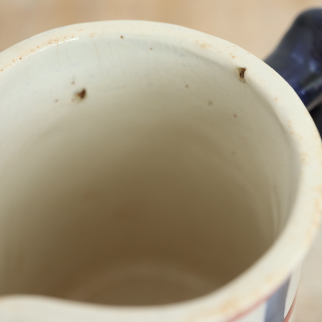 アンティーク クレミエ バスク ベアルヌ クリーマー BEARN フランス クレイユモントロー製 Creil Montereau