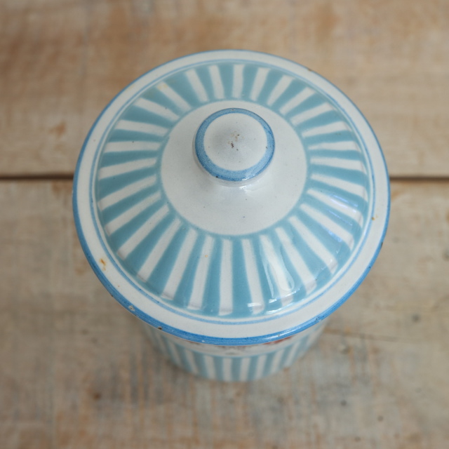 BB社 ローズガーランド アンティーク ホウロウキャニスター Poivre コショウ入れ