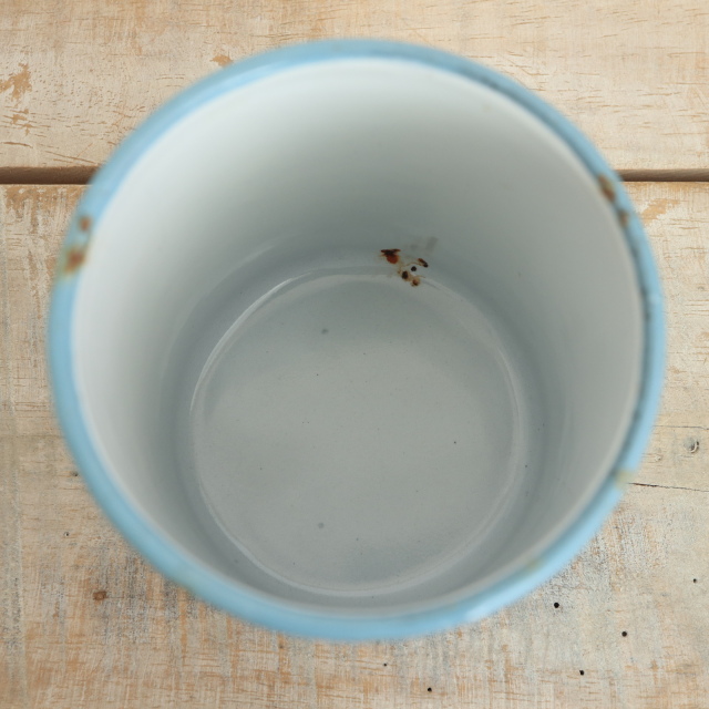 BB社 ローズガーランド アンティーク ホウロウキャニスター Poivre コショウ入れ