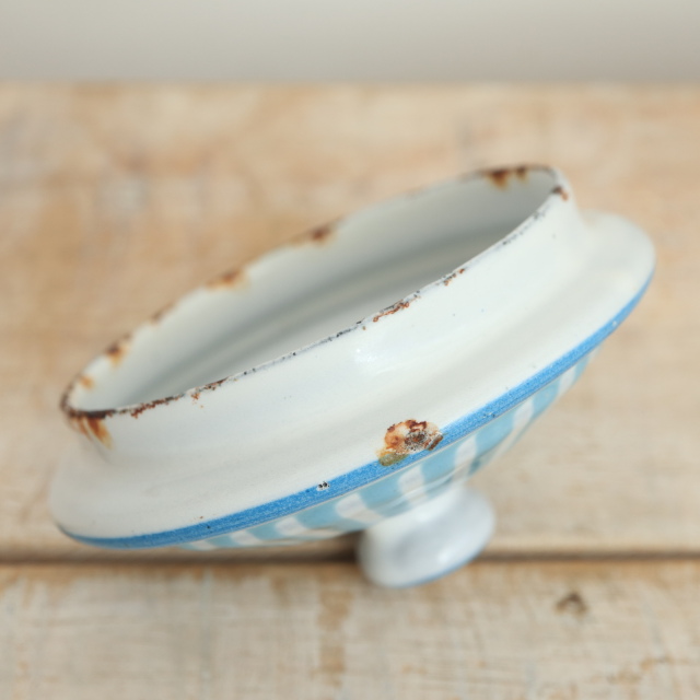 BB社 ローズガーランド アンティーク ホウロウキャニスター Poivre コショウ入れ