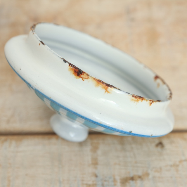 BB社 ローズガーランド アンティーク ホウロウキャニスター Poivre コショウ入れ