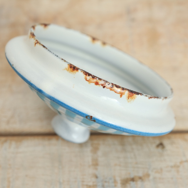 BB社 ローズガーランド アンティーク ホウロウキャニスター Poivre コショウ入れ