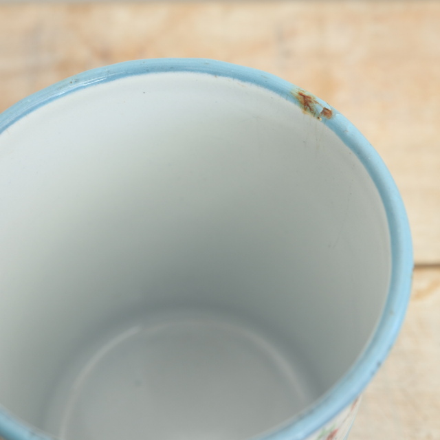 BB社 ローズガーランド アンティーク ホウロウキャニスター Poivre コショウ入れ