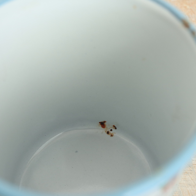 BB社 ローズガーランド アンティーク ホウロウキャニスター Poivre コショウ入れ