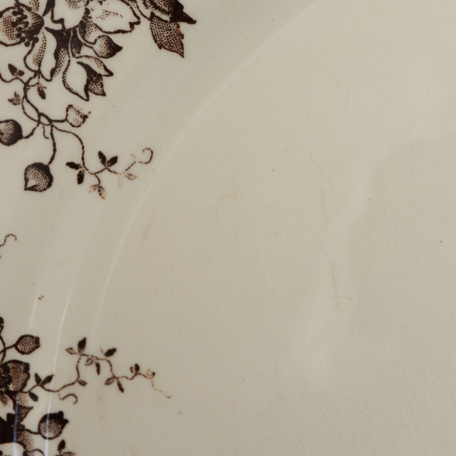 アンティーク プレート アルファン 皿 フランス サルグミンヌ製 ALPHAND U&C SARREGUEMINES